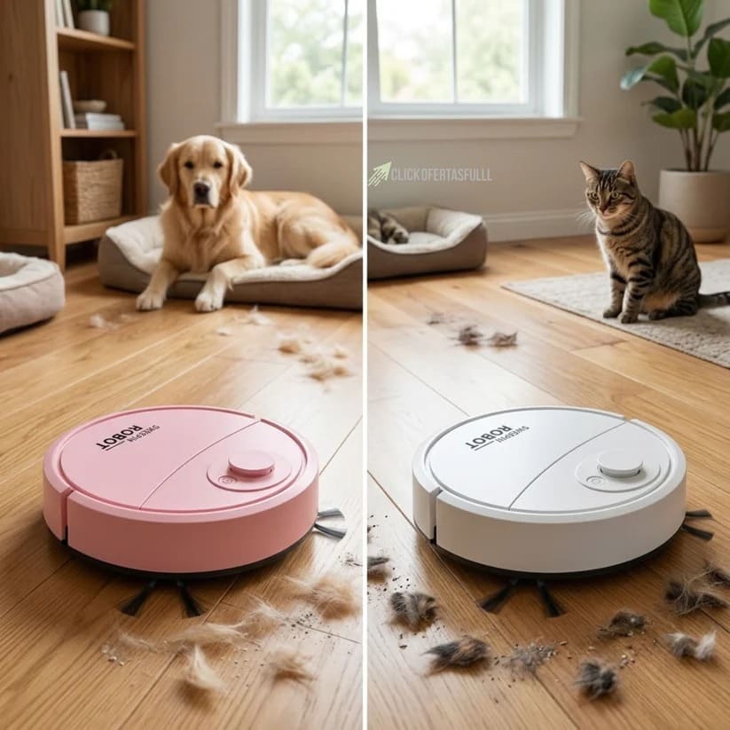 Eco-MiniBot™ — Rápida contra pelos y pelusas