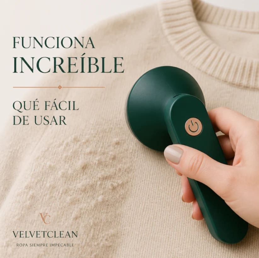 VelvetClean™ — Sin Pelusas, Sin Esfuerzo